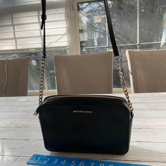 Michael Kors Cross-Body Bag Purse Jet Set - Picture 10 of 11